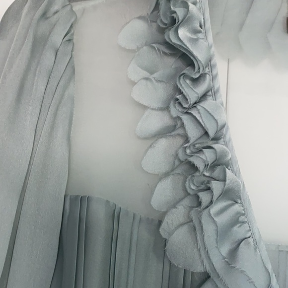 Designer Collection from Rachel Roy at Bergdorf Goodman - pleated formal blouse - Picture 1 of 8